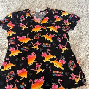 Lion King Scrub Top